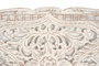 Giner y Colomer Cabecero Madera de Mango Blanco Envejecido MDF
